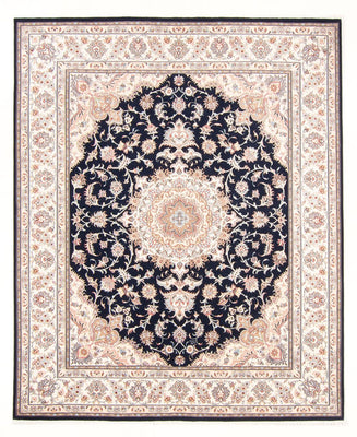 Alfombra Persa - Tabriz - Real - 250 x 200 cm - azul oscuro