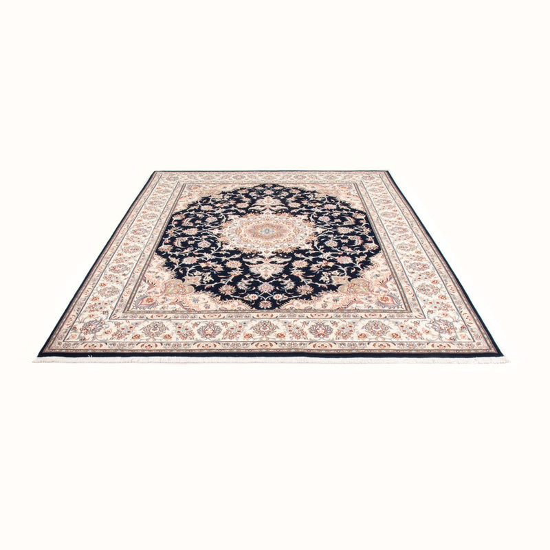 Alfombra Persa - Tabriz - Real - 250 x 200 cm - azul oscuro