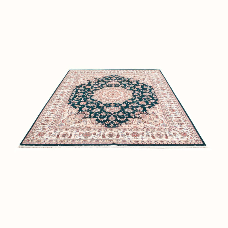 Alfombra Persa - Tabriz - Real - 251 x 195 cm - verde