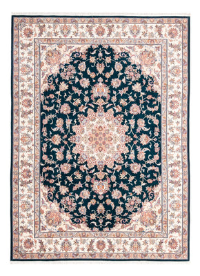 Alfombra Persa - Tabriz - Real - 235 x 168 cm - verde oscuro
