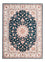 Alfombra Persa - Tabriz - Real - 235 x 168 cm - verde oscuro