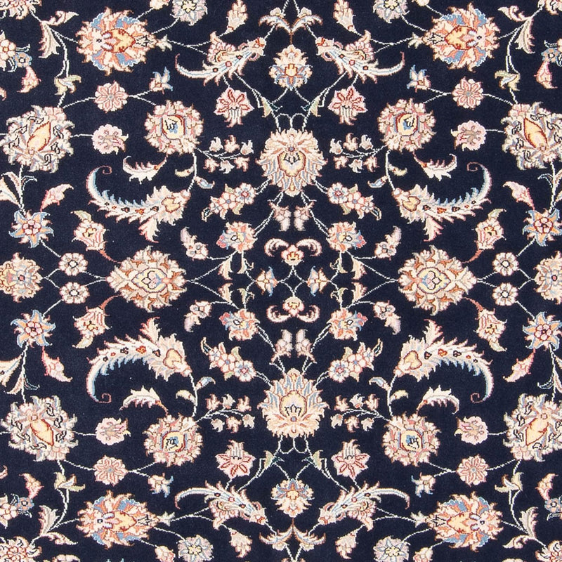 Alfombra Persa - Tabriz - Real - 196 x 150 cm - azul oscuro