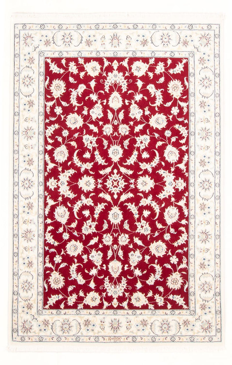 Alfombra Persa - Nain - Real - 175 x 117 cm - rojo