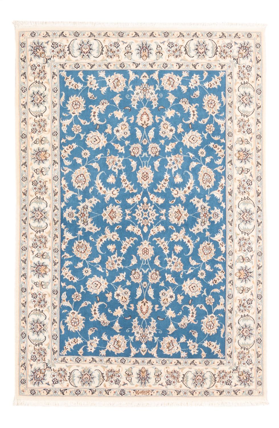 Alfombra Persa - Nain - Prima - 176 x 121 cm - azul
