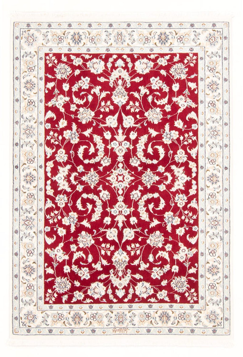 Alfombra Persa - Nain - Real - 157 x 108 cm - rojo
