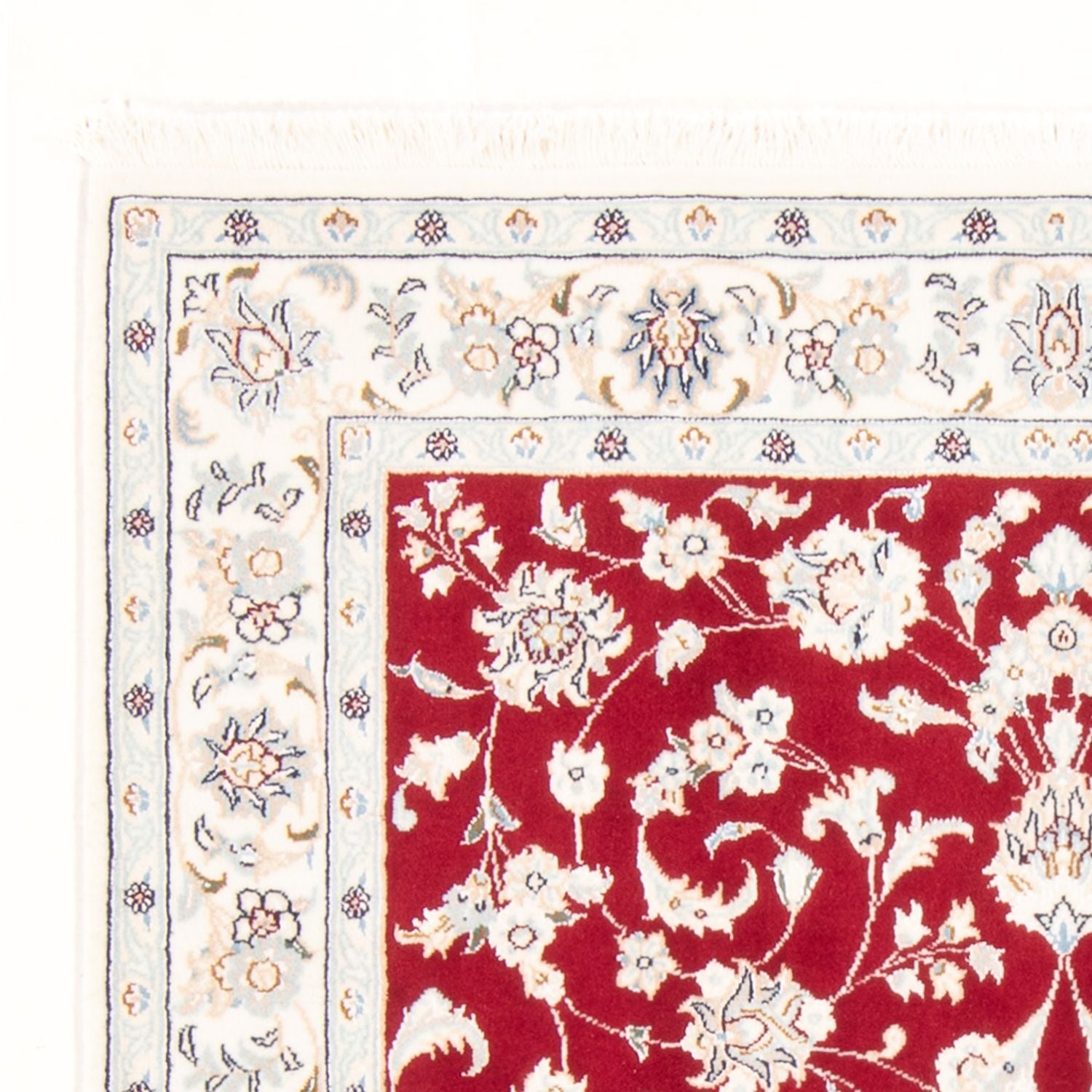Alfombra Persa - Nain - Real - 157 x 108 cm - rojo