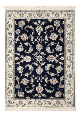 Alfombra Persa - Nain - Prima - 116 x 80 cm - azul oscuro