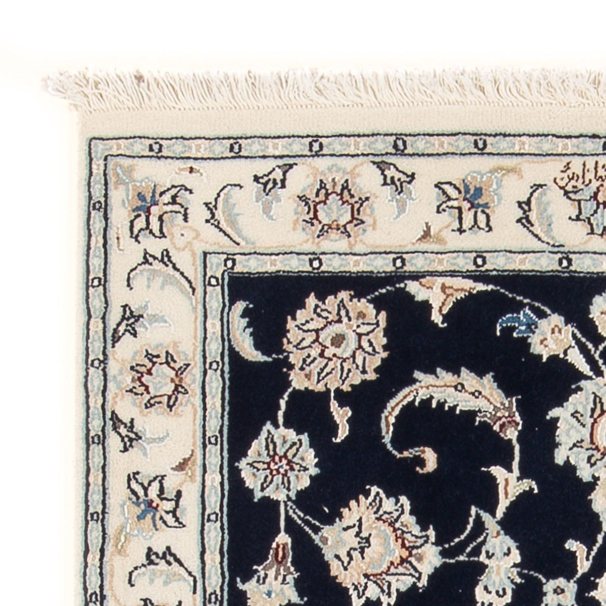 Alfombra Persa - Nain - Prima - 116 x 80 cm - azul oscuro