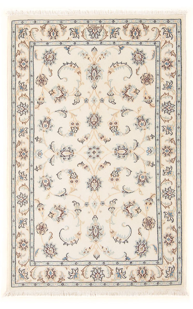 Alfombra Persa - Nain - Prima - 122 x 80 cm - crema