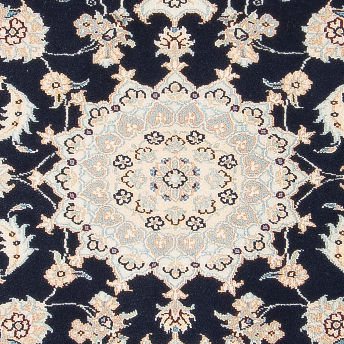 Alfombra Persa - Nain - Prima - 120 x 80 cm - azul oscuro