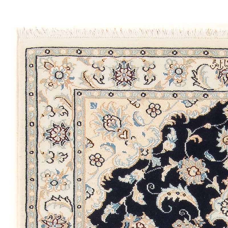 Alfombra Persa - Nain - Prima - 120 x 80 cm - azul oscuro