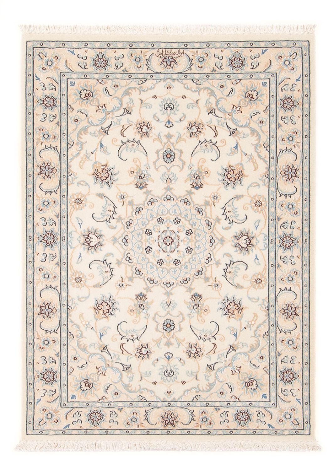 Alfombra Persa - Nain - Prima - 118 x 82 cm - crema