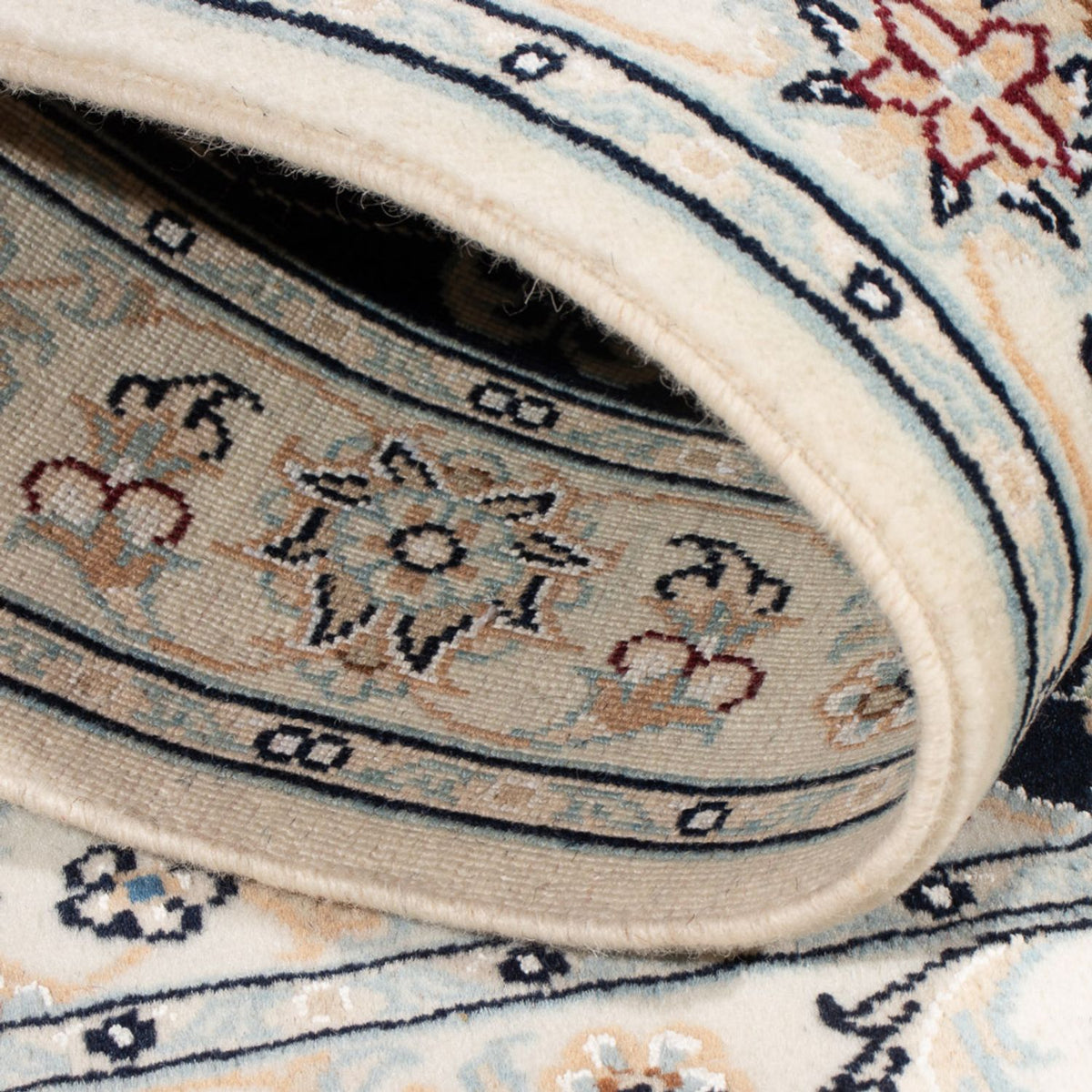 Alfombra Persa - Nain - Prima - 120 x 80 cm - azul oscuro