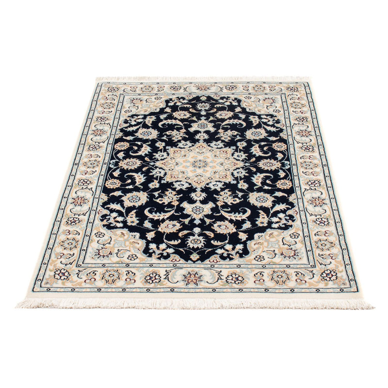 Alfombra Persa - Nain - Prima - 120 x 80 cm - azul oscuro