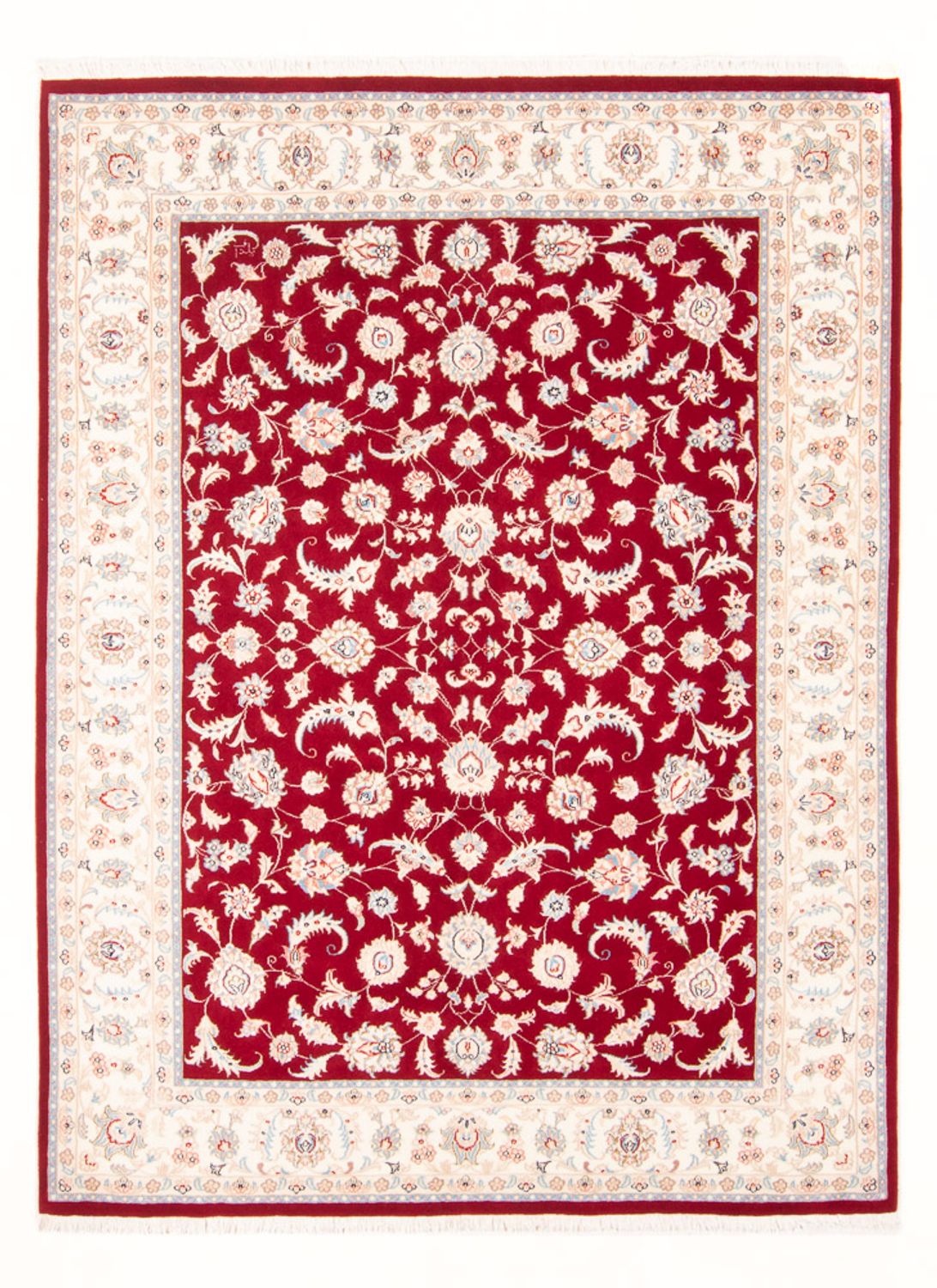 Alfombra Persa - Tabriz - Real - 206 x 148 cm - rojo