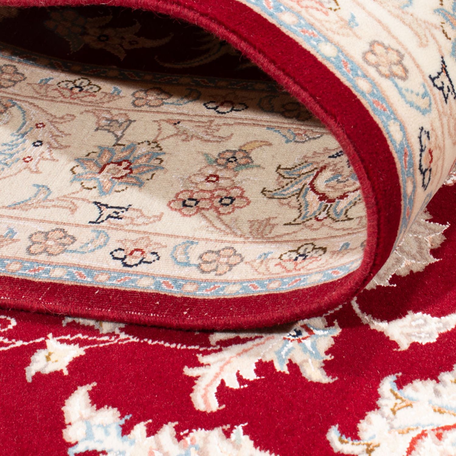 Alfombra Persa - Tabriz - Real - 206 x 148 cm - rojo