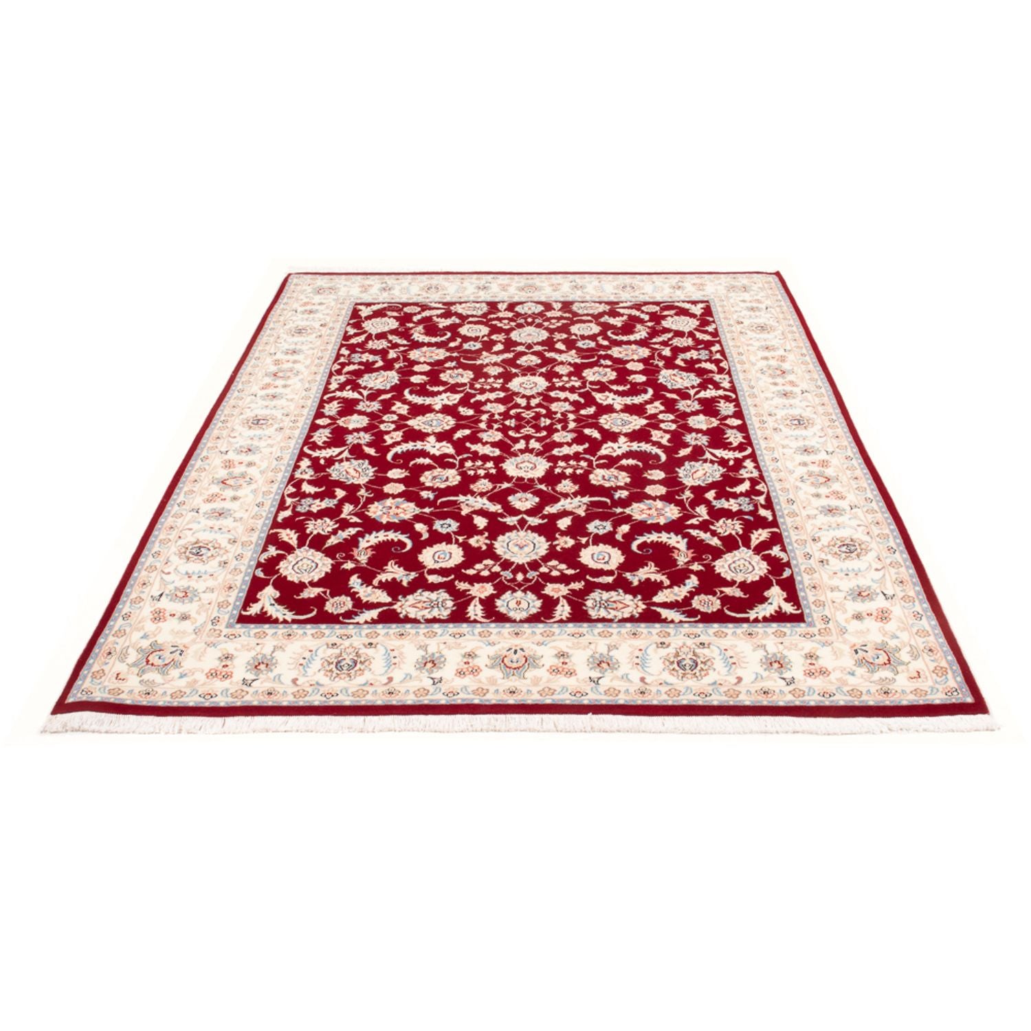 Alfombra Persa - Tabriz - Real - 206 x 148 cm - rojo