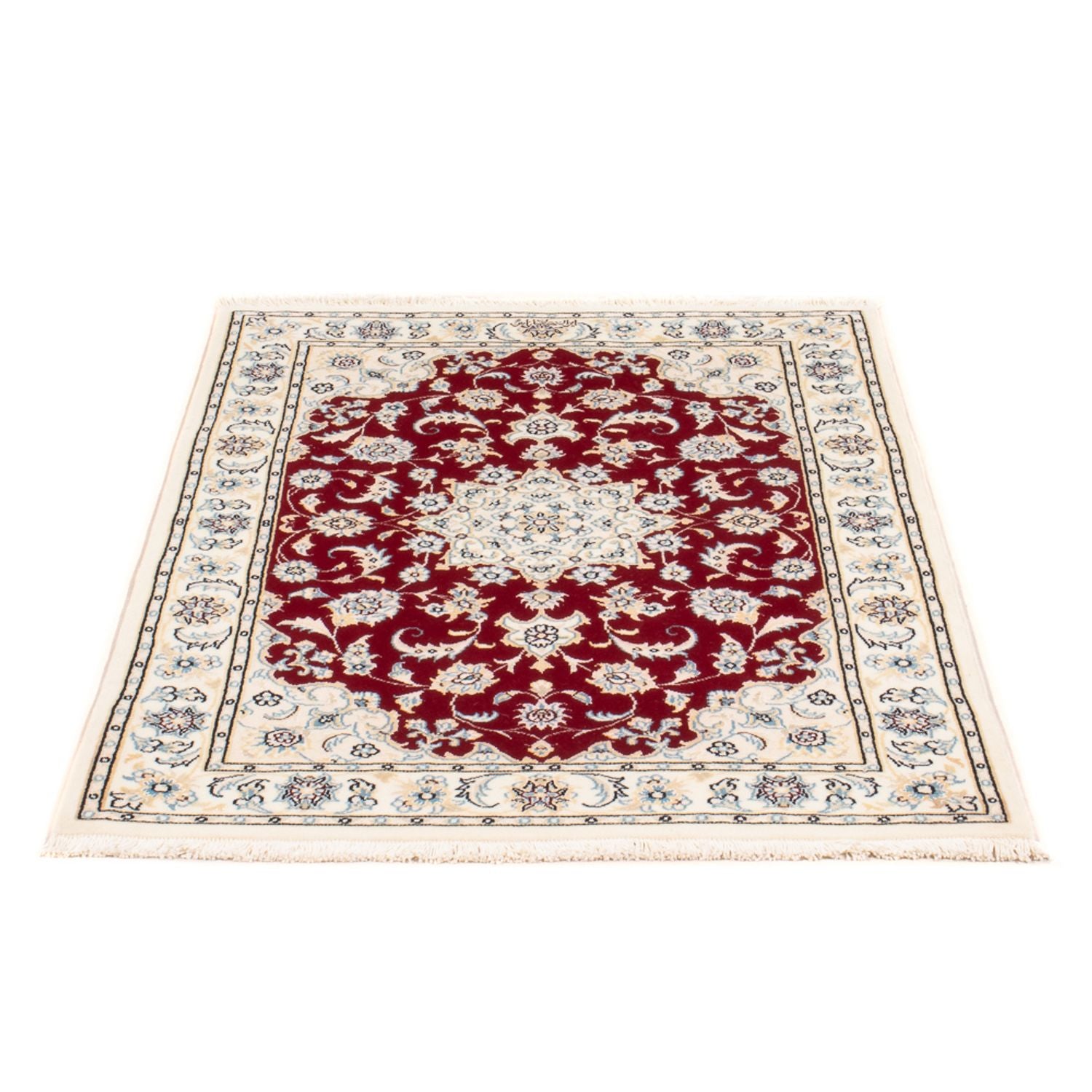 Alfombra Persa - Nain - Prima - 117 x 81 cm - rojo