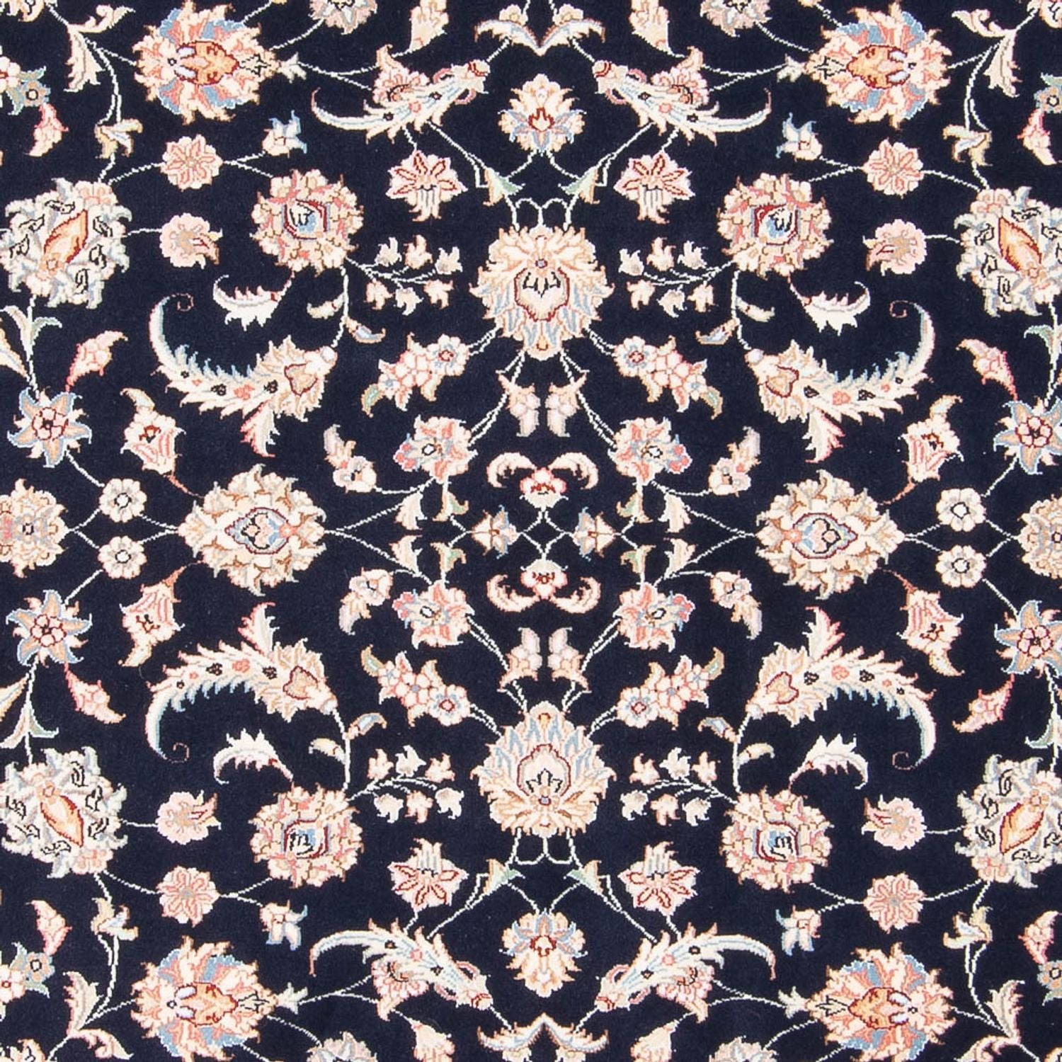 Alfombra Persa - Tabriz - Real - 201 x 149 cm - azul oscuro