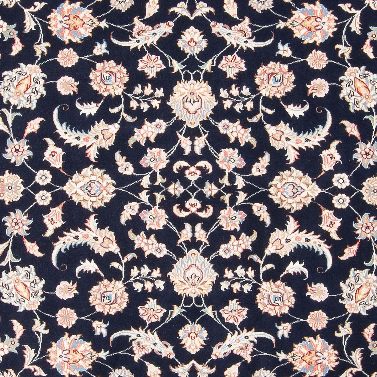 Alfombra Persa - Tabriz - Real - 201 x 149 cm - azul oscuro