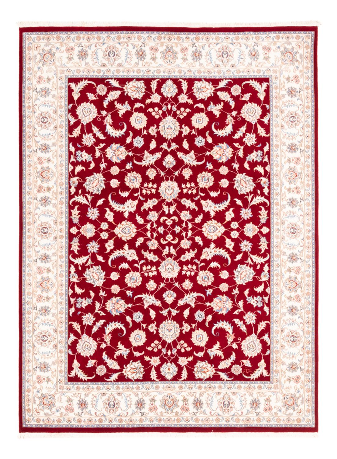 Alfombra persa - Tabriz - 200 x 148 cm - rojo