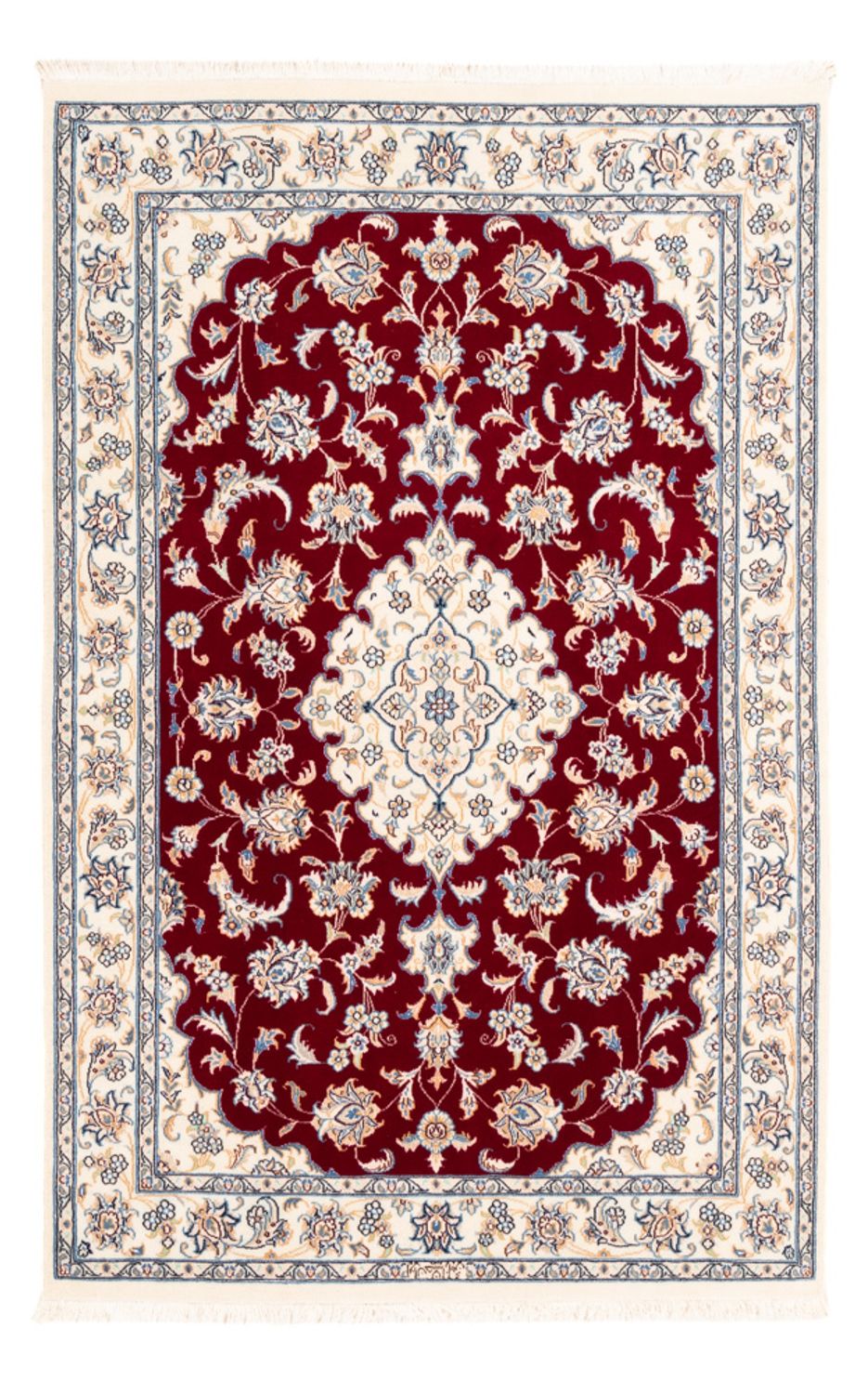 Alfombra Persa - Nain - Prima - 161 x 107 cm - rojo