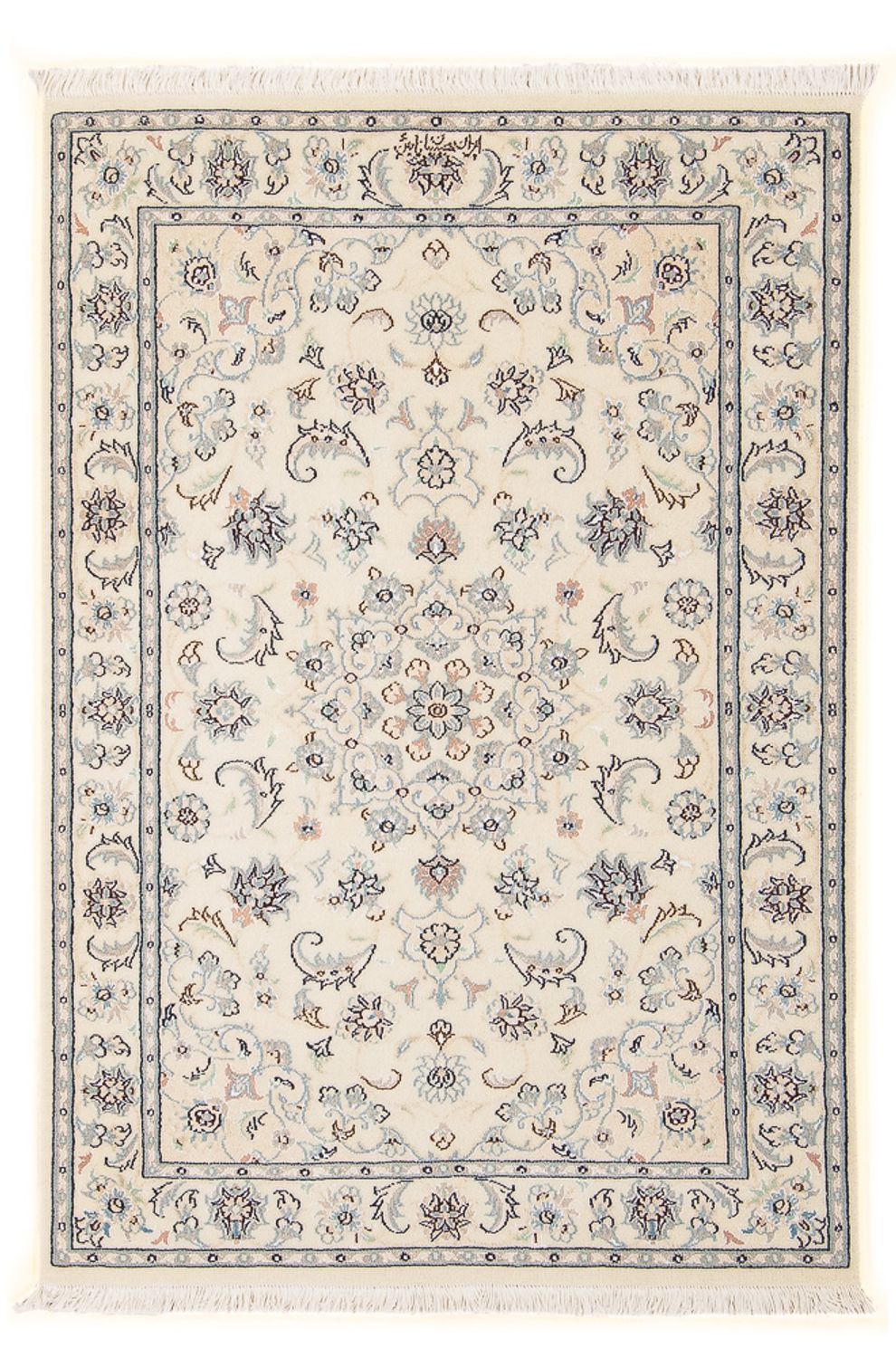 Alfombra Persa - Nain - Prima - 123 x 82 cm - crema