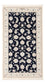 Alfombra Persa - Nain - Prima - 138 x 75 cm - azul oscuro