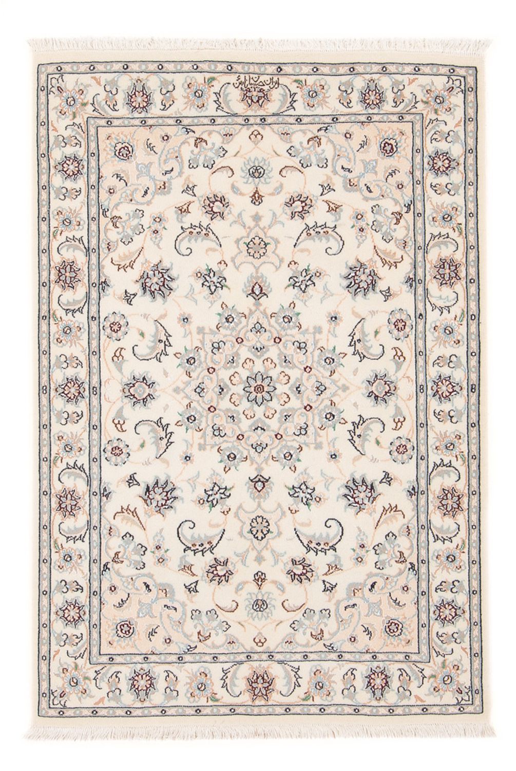 Alfombra Persa - Nain - Prima - 117 x 78 cm - crema