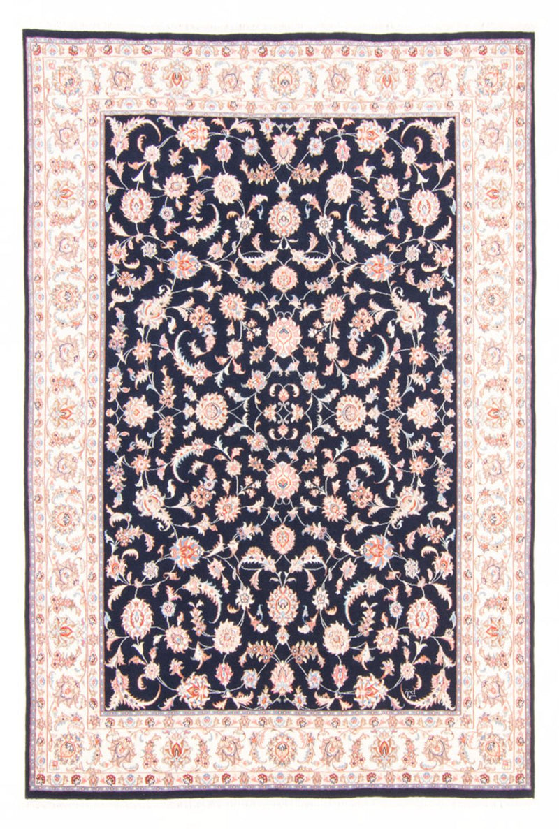 Alfombra Persa - Tabriz - Real - 237 x 167 cm - azul oscuro