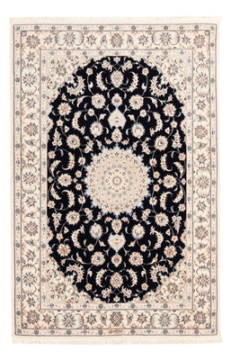 Alfombra Persa - Nain - Prima - 175 x 117 cm - azul oscuro