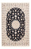 Alfombra Persa - Nain - Prima - 175 x 117 cm - azul oscuro
