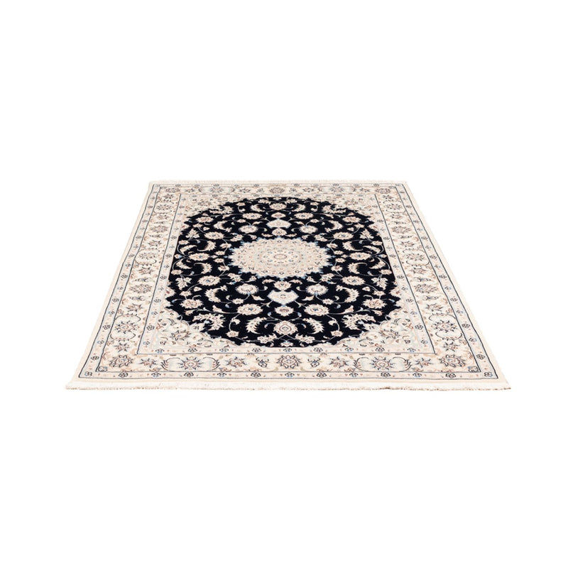 Alfombra Persa - Nain - Prima - 175 x 117 cm - azul oscuro