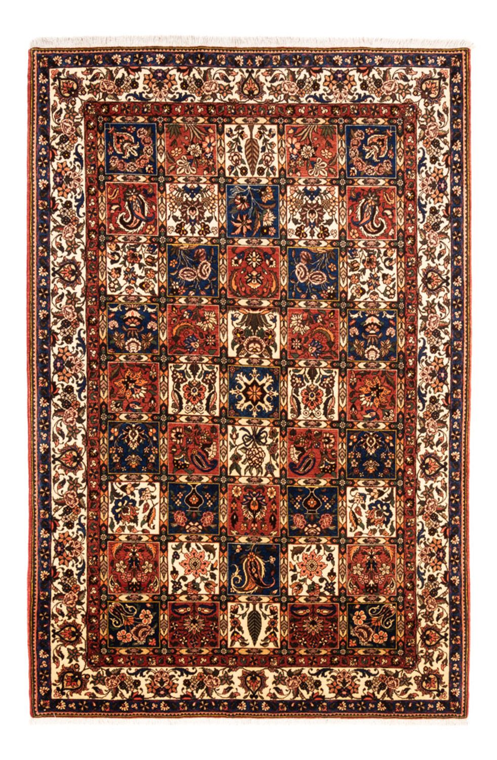Alfombra persa - Nómada - 240 x 158 cm - multicolor
