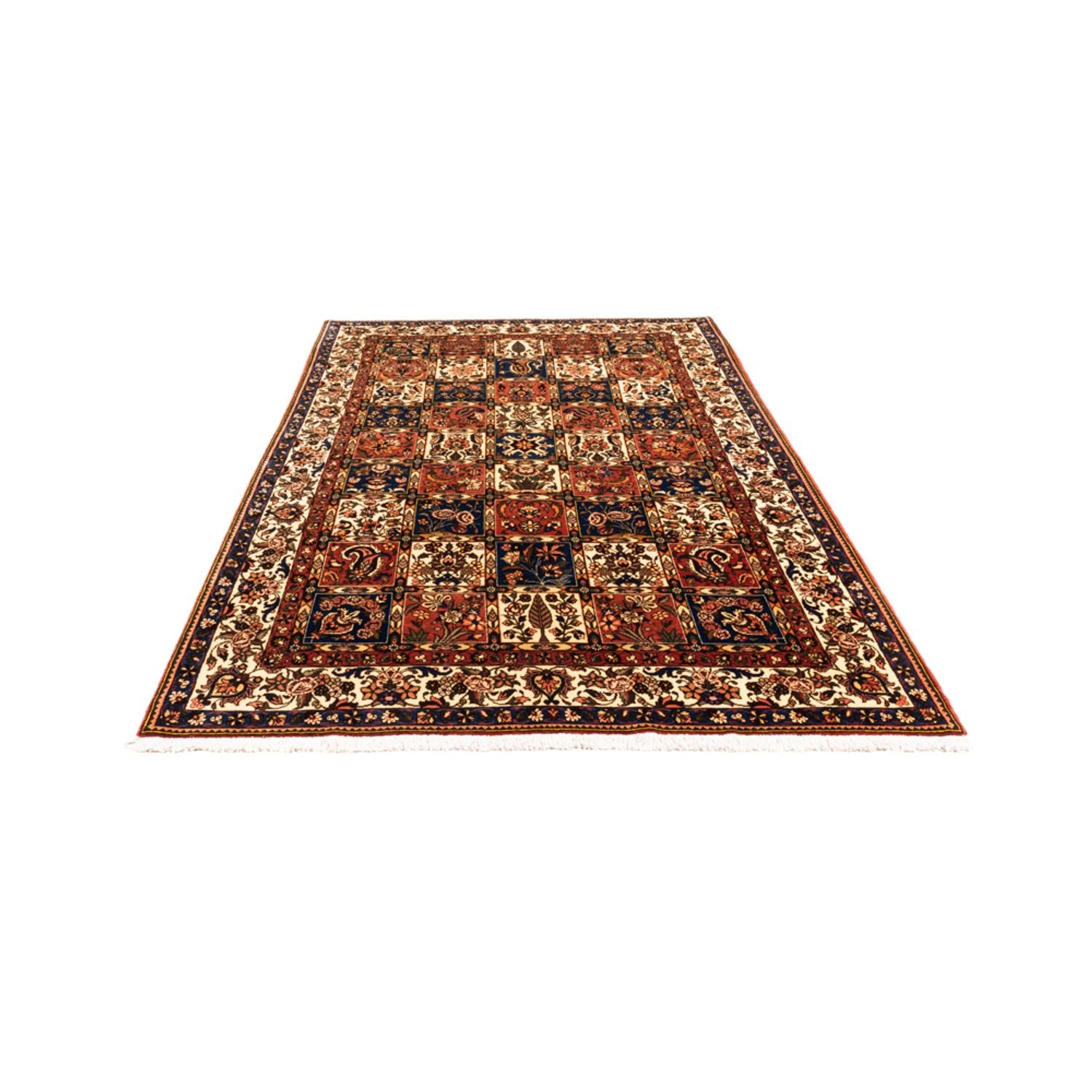 Alfombra persa - Nómada - 240 x 158 cm - multicolor