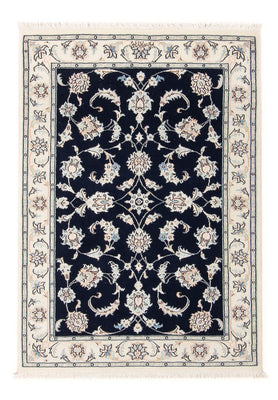 Alfombra Persa - Nain - Prima - 124 x 82 cm - azul oscuro
