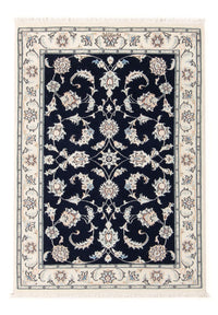 Alfombra Persa - Nain - Prima - 124 x 82 cm - azul oscuro – product image