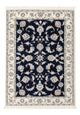 Alfombra Persa - Nain - Prima - 124 x 82 cm - azul oscuro