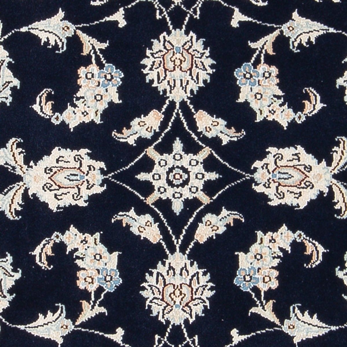 Alfombra Persa - Nain - Prima - 124 x 82 cm - azul oscuro