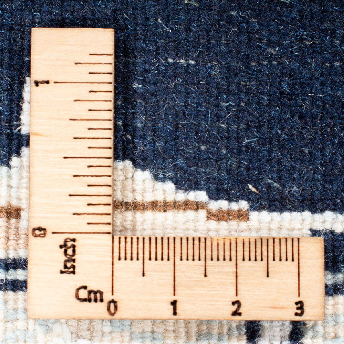 Alfombra Persa - Nain - Prima - 124 x 82 cm - azul oscuro