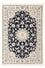 Alfombra Persa - Nain - Prima - 118 x 80 cm - azul oscuro