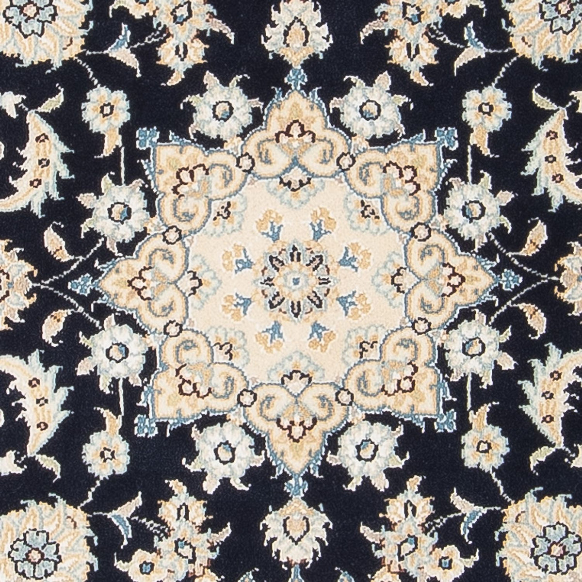 Alfombra Persa - Nain - Prima - 118 x 80 cm - azul oscuro