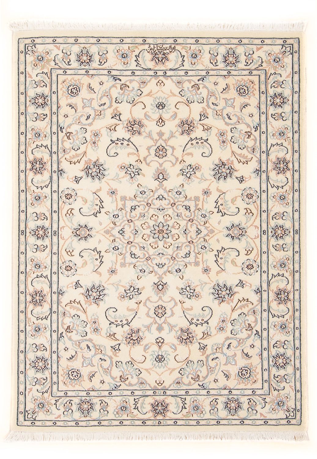 Alfombra Persa - Nain - Prima - 118 x 81 cm - crema
