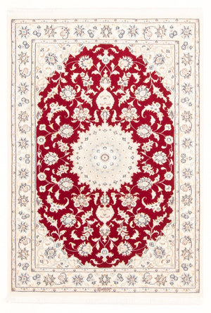 Alfombra Persa - Nain - Real - 156 x 107 cm - rojo
