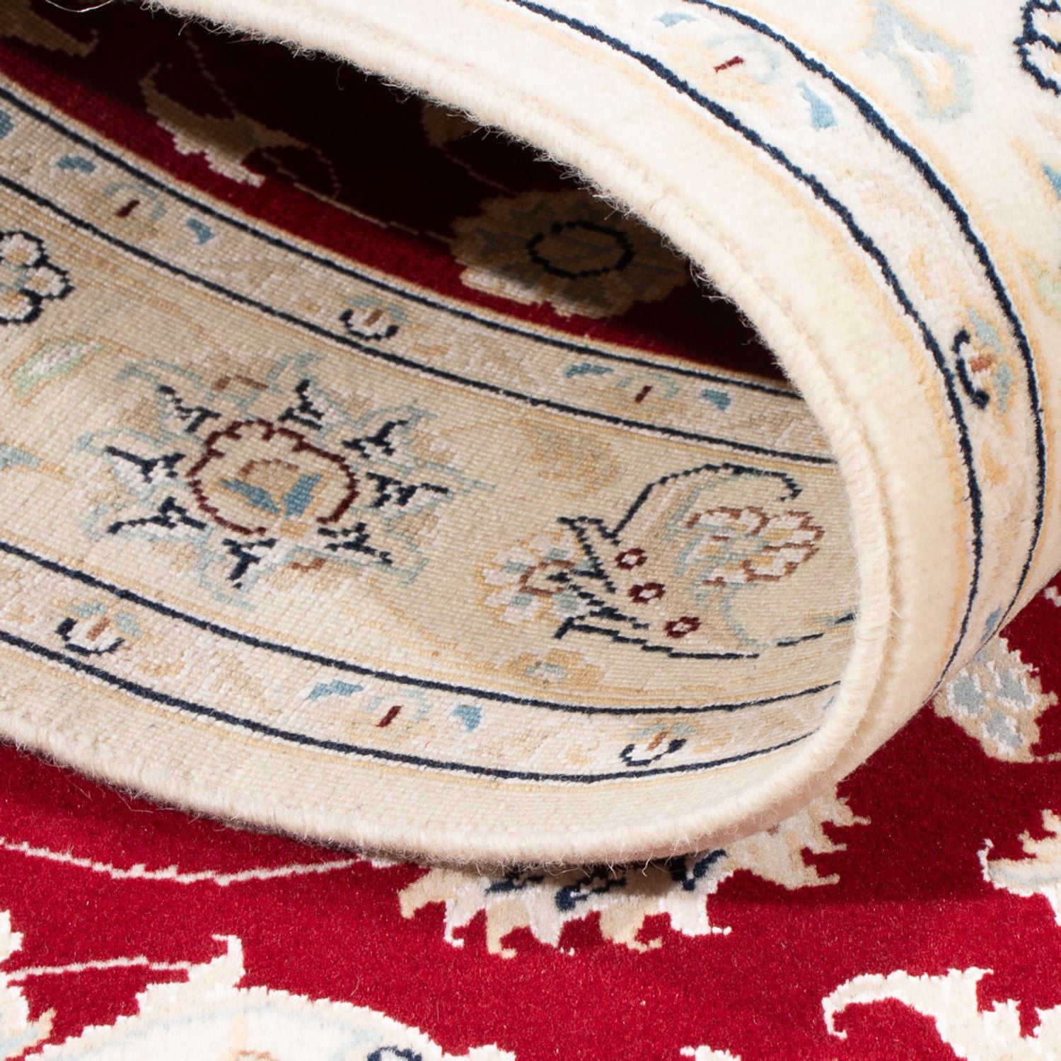 Alfombra Persa - Nain - Real - 156 x 107 cm - rojo