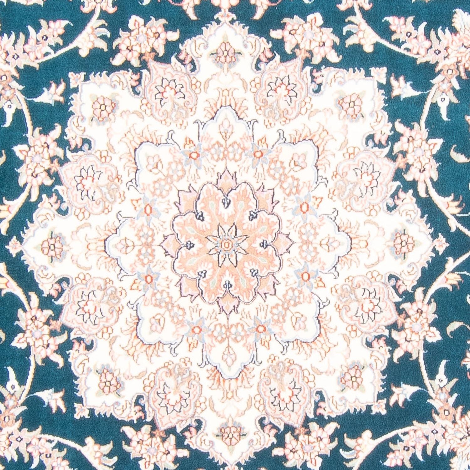 Alfombra Persa - Tabriz - Real - 236 x 170 cm - verde