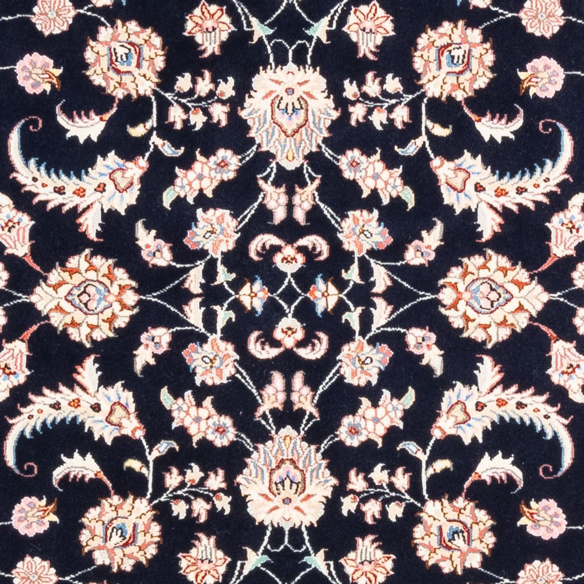 Alfombra persa - Tabriz - 200 x 148 cm - azul oscuro