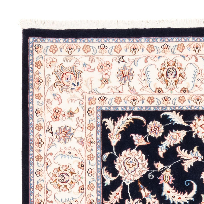 Alfombra persa - Tabriz - 200 x 148 cm - azul oscuro