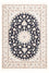 Alfombra Persa - Nain - Real - 173 x 118 cm - azul oscuro