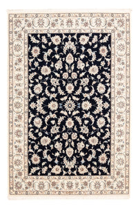Alfombra Persa - Nain - Prima - 182 x 121 cm - azul oscuro